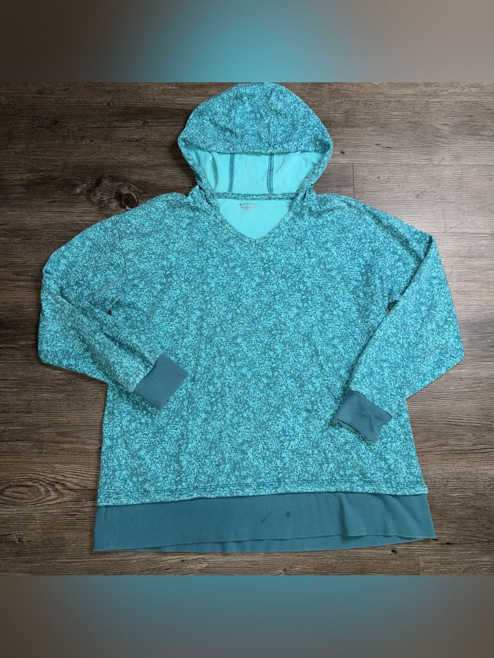 Athleta Hoodie M Activewear Athleisure Loungewear Sweatshirt Gym Pilates Yoga